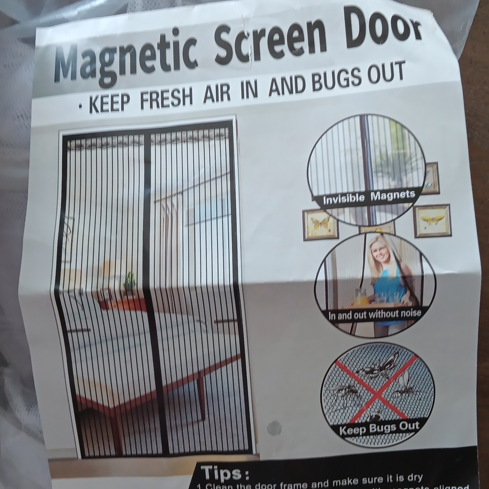 New Magnetic Door Screen NEW